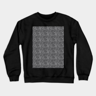 Elephant Print Skin Pattern Gray Crewneck Sweatshirt